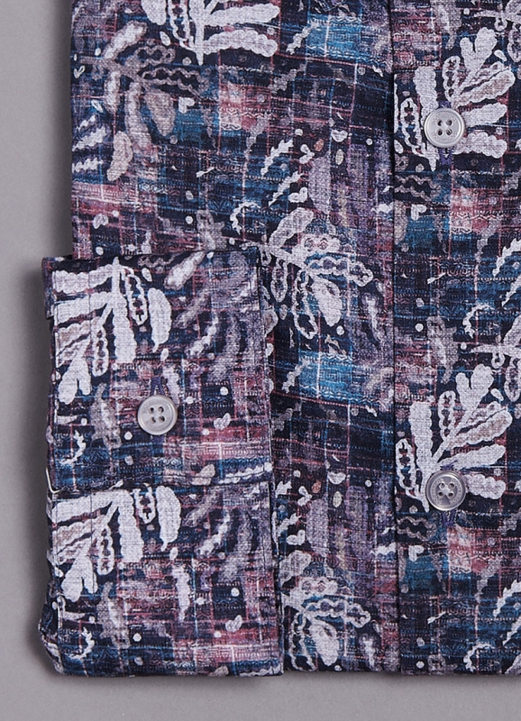 Chemise à imprimée en coton