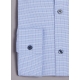 CHEMISE A MICRO-MOTIF EN COTON STRETCH