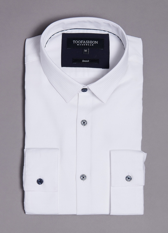 Chemise en coton stretch