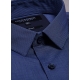 Chemise à fines rayures en coton stretch