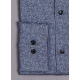 Cotton micro-patterned overshirt