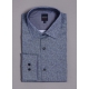 Cotton micro-patterned overshirt