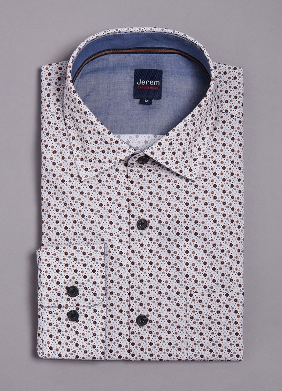 CHEMISE A MOTIF EN COTON 
