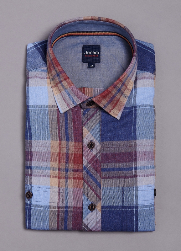 CHEMISE A CARREAUX EN COTON