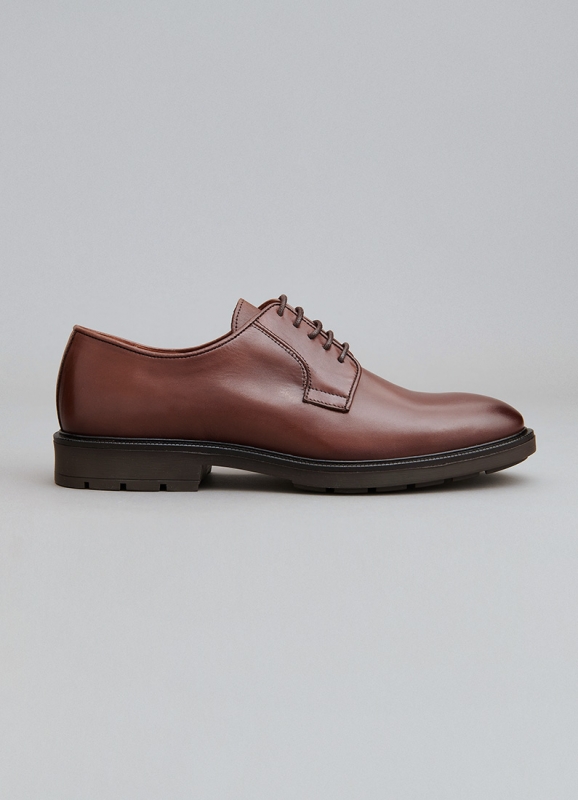 DERBIES EN CUIR VÉRITABLE