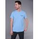 Tee-shirt col rond avec poche poitrine