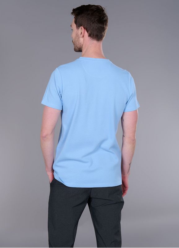 Tee-shirt col rond avec poche poitrine