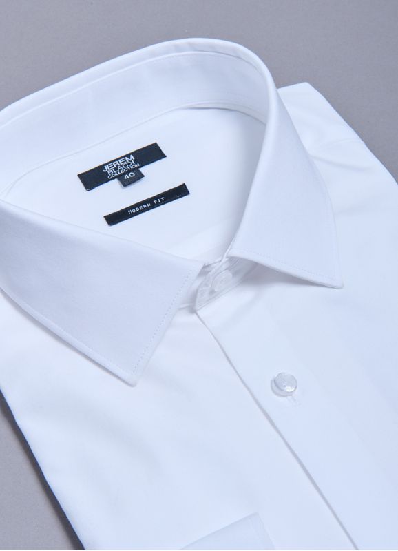 Cotton poplin shirt - Modern fit