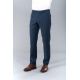 PANTALON DE COSTUME LAVABLE EN FIL À FIL BI-STRETCH DE LAINE MÉLANGÉE