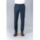 PANTALON DE COSTUME LAVABLE EN FIL À FIL BI-STRETCH DE LAINE MÉLANGÉE