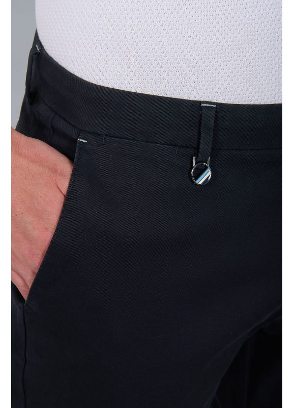 PANTALON EN GABARDINE DE COTON STRETCH 