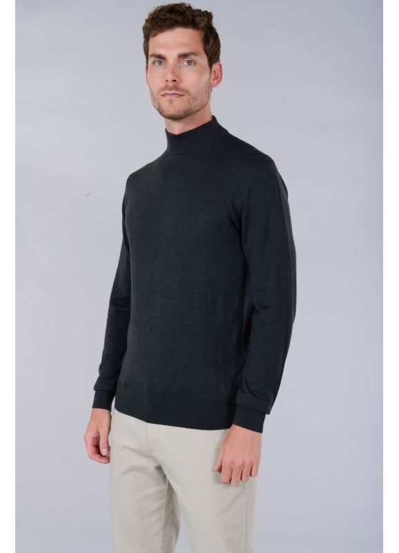 MERINOS mock turtleneck pullover