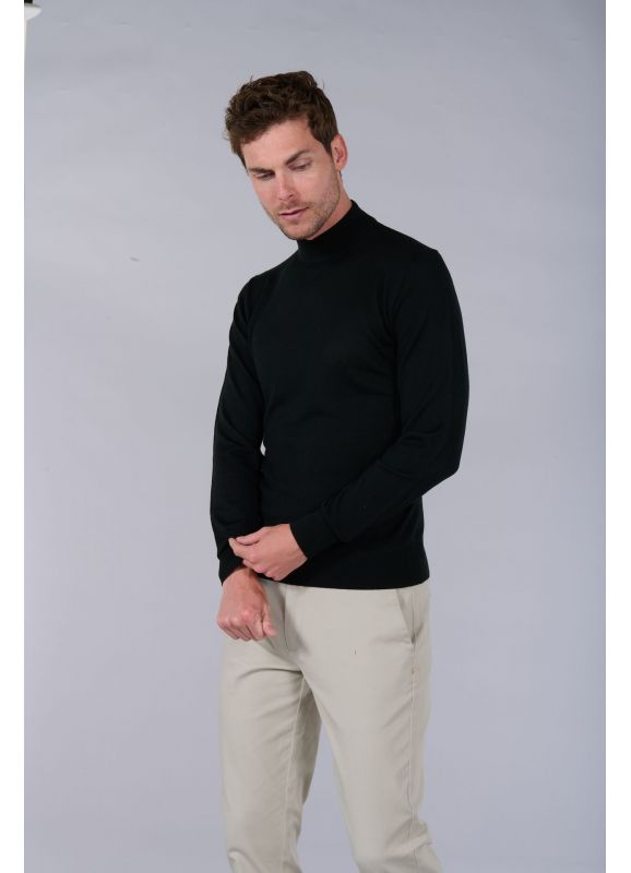 MERINOS mock turtleneck pullover