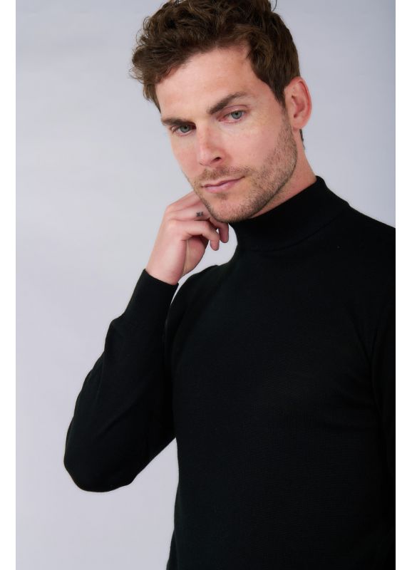 MERINOS mock turtleneck pullover