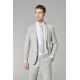 Bi stretch washable suit blazer in two-tone fil-à-fil