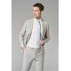 Bi stretch washable suit blazer in two-tone fil-à-fil