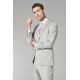 Bi stretch washable suit blazer in two-tone fil-à-fil