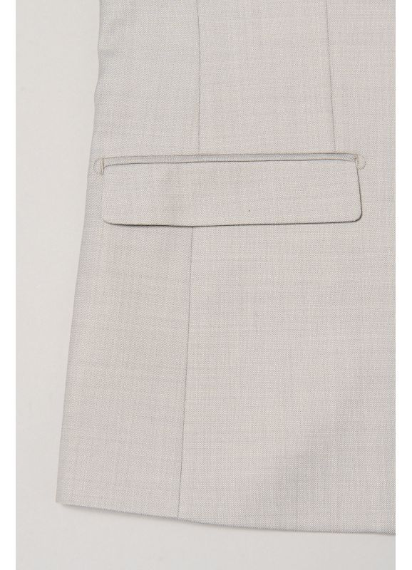 Bi stretch washable suit blazer in two-tone fil-à-fil