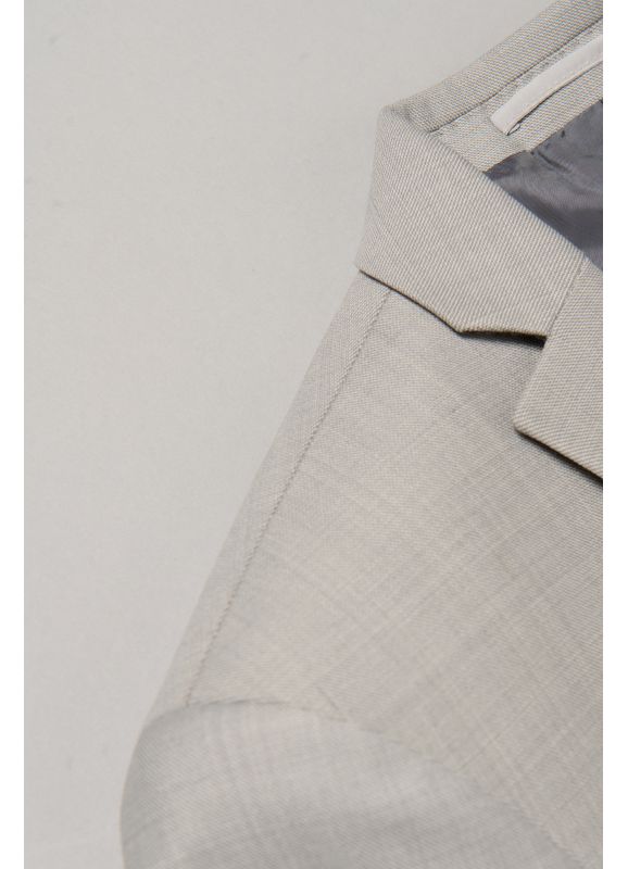 Bi stretch washable suit blazer in two-tone fil-à-fil
