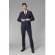 Veste de costume lavable en sergé teint en fil bi-stretch