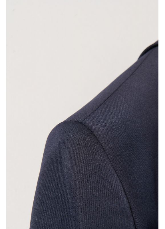 Veste de costume lavable en sergé teint en fil bi-stretch