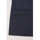Veste de costume lavable en sergé teint en fil bi-stretch