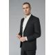 Veste de costume lavable en sergé teint en fil bi-stretch