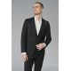 Veste de costume lavable en sergé teint en fil bi-stretch