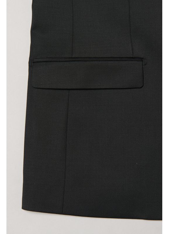 Veste de costume lavable en sergé teint en fil bi-stretch