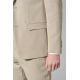 Veste de costume ajustée en tissu œil de perdrix stretch