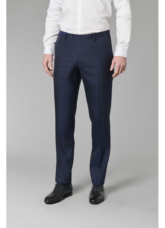 Suit pants in virgin wool fil-à-fil