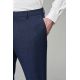 Stretch suit pants in contemporary Prince of Wales