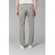 Low-rise city trousers in diamond dobby