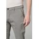 Low-rise city trousers in diamond dobby