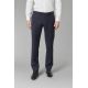 Pantalon de costume lavable en sergé bi-stretch teint en fil