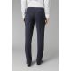 Pantalon de costume lavable en sergé bi-stretch teint en fil