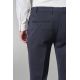 Pantalon de costume lavable en sergé bi-stretch teint en fil