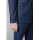 Veste de costume ajustée et stretch au subtil micro-motif diamant