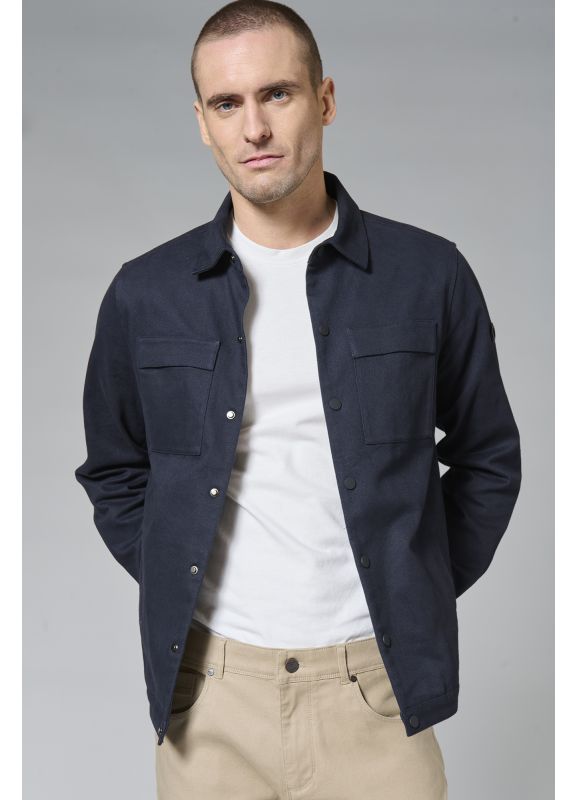 Blouson en gabardine de coton stretch