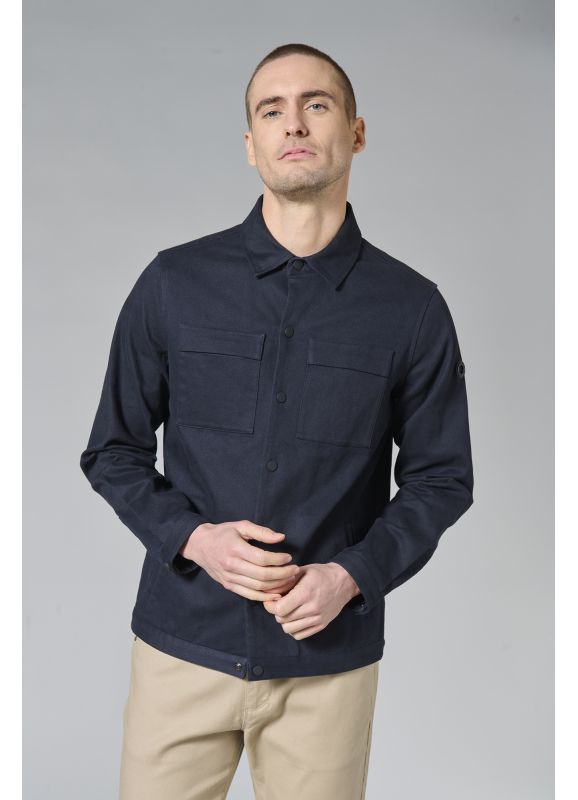 Blouson en gabardine de coton stretch