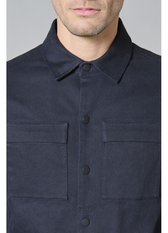 Blouson en gabardine de coton stretch