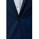Veste de costume ajustée et stretch au subtil micro-motif diamant