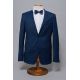 Veste de costume ajustée et stretch au subtil micro-motif diamant