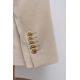 Veste de costume ajustée en tissu œil de perdrix stretch