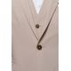 Veste de costume ajustée en tissu œil de perdrix stretch