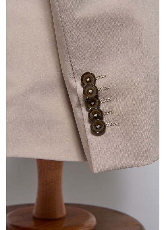 Veste de costume ajustée en tissu œil de perdrix stretch