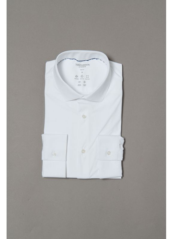 chemises uni nylon