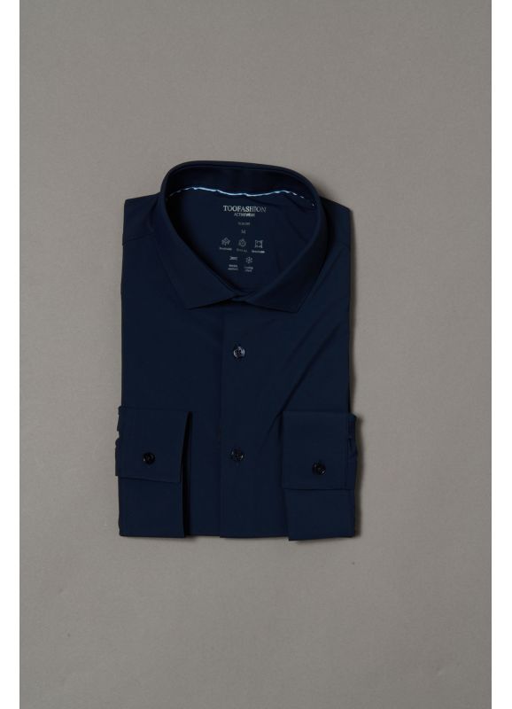 chemises uni nylon