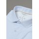 chemises print bleu