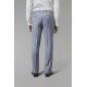 Pantalon de costume en fil-à-fil de laine vierge Super 110's